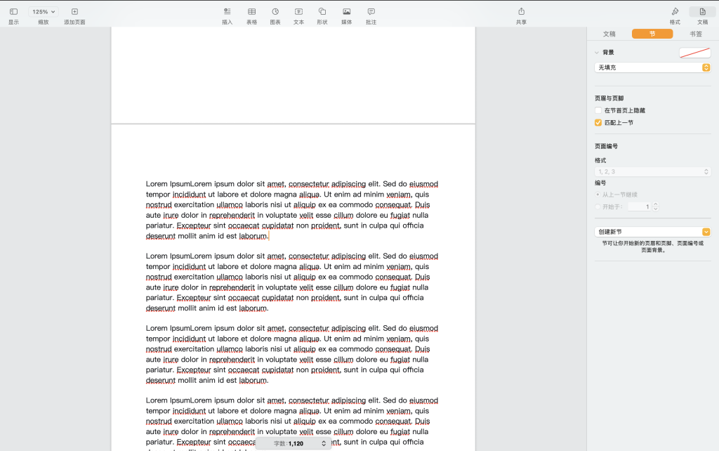 如何在Page中非第一页开始插入页码 操作步骤图 2