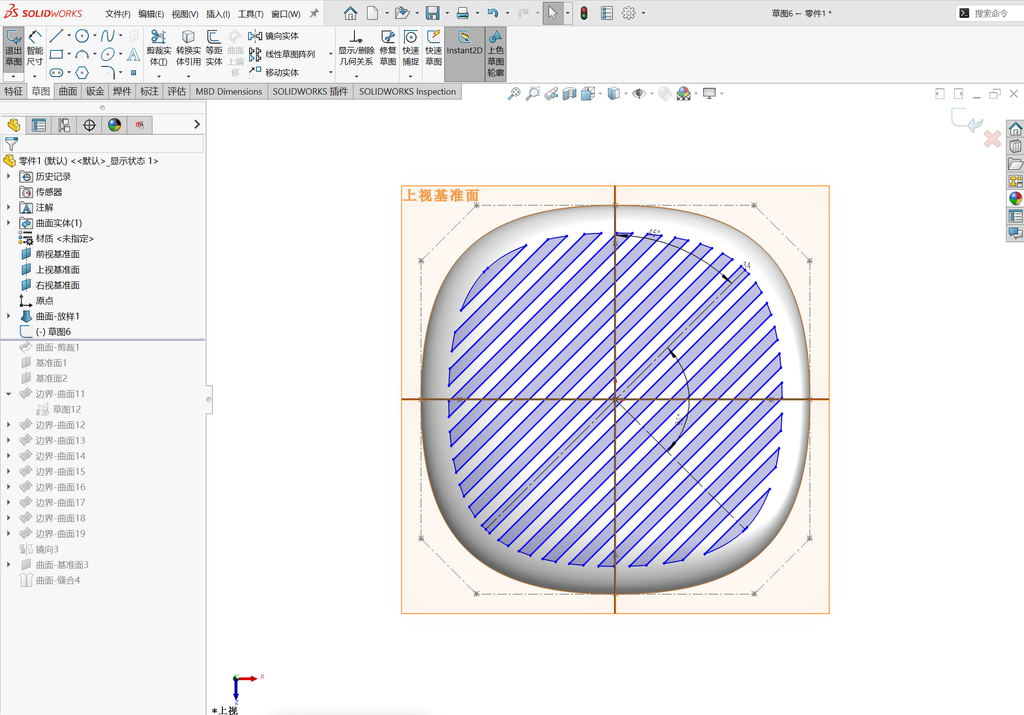 solidworks直纹纹理建模 操作步骤图 7