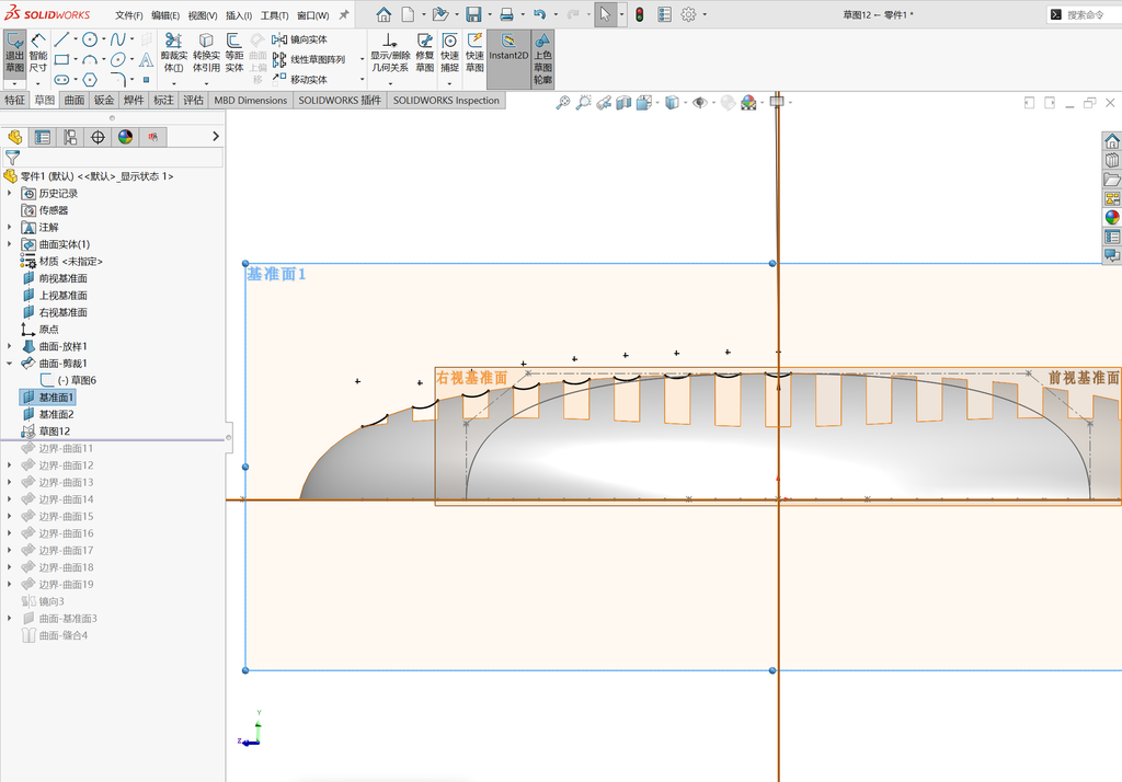 solidworks直纹纹理建模 操作步骤图 11