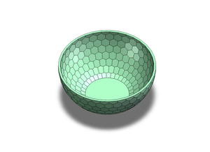 solidworks-5步带你创建这个超酷的6边形纹理碗！