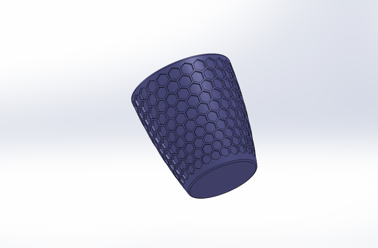 Solidworks六边形纹理建模案例