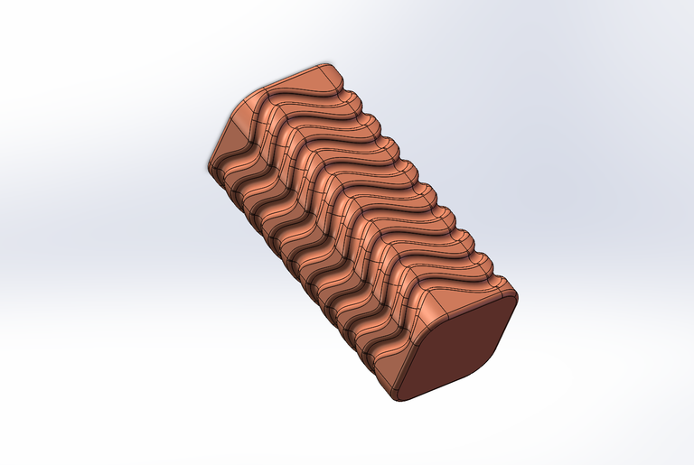 Solidworks波浪纹理建模
